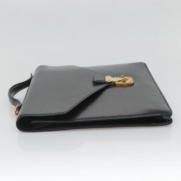 LOUIS VUITTON Epi Porte Documents Bandouliere Black M54462 - Picture 4 of 12